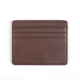 Candy Color PU Leather Card Holder - Multi-Slot Slim Wallet for Credit/ID Cards