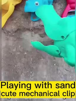 Children's Beach Toy, Lobster, Dinosaur Toy Clip, Male and Female Crab Foot Pliers, Robotic Arm, Beach Dredging Shovel Set