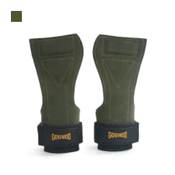 Gym Grips For Men Women Cowhide Palm Guards Weightlifting Fitness Workout Gloves Grips with Wrist Wraps Training Equipment