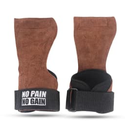 Gym Grips For Men Women Cowhide Palm Guards Weightlifting Fitness Workout Gloves Grips with Wrist Wraps Training Equipment