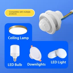 AC 85V-265V LED PIR Adjustable Delay Embedded Human Body Infrared Detector Infrared Motion Sensor Detector Switch Hot Selling