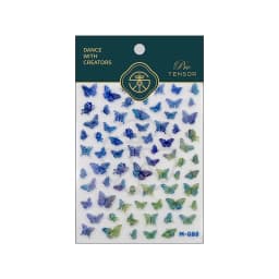 Line Flower Powder Blusher Love Heart High Quality Jelly Series Adhesive Nail Sticker Nail Art Decoration Decals Design T-2830