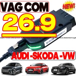 2026 Popular VCDS VAGCOM 26.9 HEX CAN USB Obd2 Scanner FOR VW AUDI Skoda Seat VAG Multilingual ATMEGA162 AUTOCOM VAG HEX V2 TOOL
