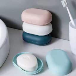 Waterproof Leak Proof Sealed Soap Box Travel Stylish Compact Easy To Carry Bathroom Storage Sealed Box Bathroom Supplies
