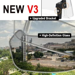 Universal Motorcycle Windshield Extension Adjustable Spoiler Clamp-On Windscreen Deflector For BMW KAWASAKI YAMAHA HONDA SUZUKI