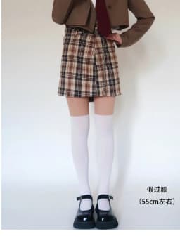 Women's Sexy Patchwork Sheer Black Thigh High Fake Stockings Slim Perfect Legs Tights Stripe Over Knee Pantyhose Female Hosiery