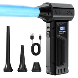 2026 New Wireless Jet Fan Brushless Motor Turbo Air Blower Car Cleaning Led Light Digital Display Portable Outdoor Use