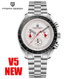PAGANI DESIGN Moon Men's Watches Gold Luxury Quartz Watch Men Speed Sports Chronograph AR Sapphire Waterproof Luminous Man Gift
