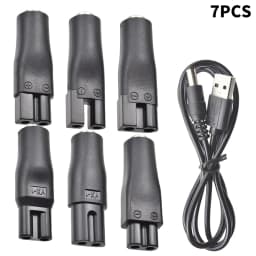 8 PCS Power 5V Replacement Charger USB Adapter Cable DC Converter Universal For All Kinds Of Electric Shaver Hair Clippers[Q][Q]