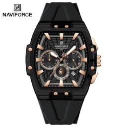 NAVIFORCE Top Brand Men Watches Multifunctional Chronograph Luminous Hands 30m Waterproof Silicone Strap Original Man Watch