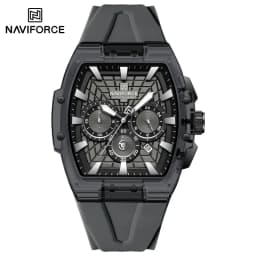 NAVIFORCE Top Brand Men Watches Multifunctional Chronograph Luminous Hands 30m Waterproof Silicone Strap Original Man Watch
