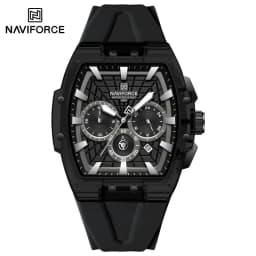 NAVIFORCE Top Brand Men Watches Multifunctional Chronograph Luminous Hands 30m Waterproof Silicone Strap Original Man Watch