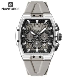 NAVIFORCE Top Brand Men Watches Multifunctional Chronograph Luminous Hands 30m Waterproof Silicone Strap Original Man Watch