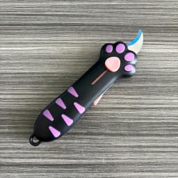 Retractable Cute Cat Paw Multi-Function Utility Knife, Portable and Safe Unboxing Tool, Office and Home Paper Cutting Gadget 