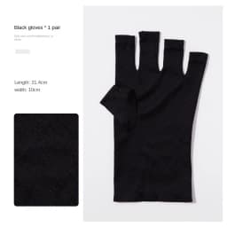 Nail Art UV Protection Gloves Anti-UV Radiation Gel LED Lamp Hand Protector For Nail Art Gel UV LED Lamp Tool