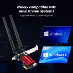 Fenvi AX900 WiFi 6 PCIe Wireless Adapter Dual Band 2.4G/5G Bluetooth 5.4 900Mbps Network Card for Desktop PC Gaming Win10/11