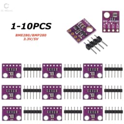 XCW 1-10PCS BME280 BMP280 5V 3.3V Digital Sensor Temperature Humidity Barometric Pressure Module I2C SPI for Arduino