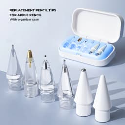 4/6 Pcs Replacement Pencil Tips for Apple Pencil 1/2/3th Apple Pencil Pro 2B Soft Nibs for IPad Pro