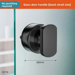 No Drilling Bathroom Safety Grab Bar Anti-Slip Shower Handle with Suction Cup Stable Grip Support for Bathtub Glass Door Elderly