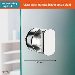 No Drilling Bathroom Safety Grab Bar Anti-Slip Shower Handle with Suction Cup Stable Grip Support for Bathtub Glass Door Elderly