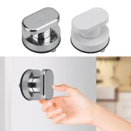 No Drilling Bathroom Safety Grab Bar Anti-Slip Shower Handle with Suction Cup Stable Grip Support for Bathtub Glass Door Elderly