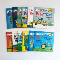 I Can Read The Pete Cat English Picture Books for Kids Simple Stories Phonics Short & Long Vowel Educational Reading Mini Book