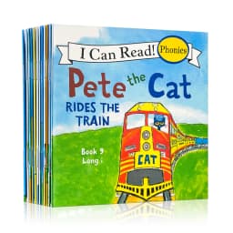 I Can Read The Pete Cat English Picture Books for Kids Simple Stories Phonics Short & Long Vowel Educational Reading Mini Book