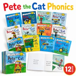 I Can Read The Pete Cat English Picture Books for Kids Simple Stories Phonics Short & Long Vowel Educational Reading Mini Book