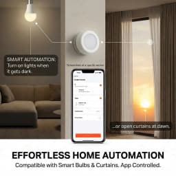 ZigBee Smart Light Sensor Luminance Illumination Brightness Detector Battery Operated Option Support Zigbee2mqtt Smart Life TUYA