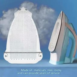 Iron Covers, Teflon Iron Shoe Protector Anti-Slip Design Anti-Scorch Base Protect Clothes for Home Tailor Shop 0.2mm