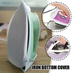 Iron Covers, Teflon Iron Shoe Protector Anti-Slip Design Anti-Scorch Base Protect Clothes for Home Tailor Shop 0.2mm