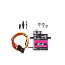 XZG MG90S Servo All Metal Gear 9g SG90 Upgraded Version For Helicopter Plane Boat Car Trex 450 RC Robot 180/360 degree 1-10PCS
