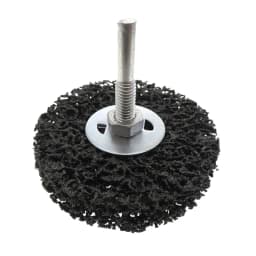 2/3/4 Inch Coral Stripe Disc 6mm Shank 1 Pcs Clean Poly Strip Wheel Disc Abrasive Angle Grinders Tool for Rust Paint Flaking