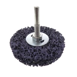 2/3/4 Inch Coral Stripe Disc 6mm Shank 1 Pcs Clean Poly Strip Wheel Disc Abrasive Angle Grinders Tool for Rust Paint Flaking