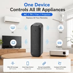 Zigbee IR Remote Control Temperature Humidity Sensor Universal Infrared Controller For TV DVD AUD AC 2MQTT TUYA Smart Life Hub