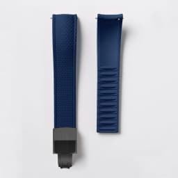 18mm 19mm 20mm 21mm 22mm 24mm CTS Fluoro Rubber Strap Men Women Universal FKM Curved Quick Release Watch Band for Cut To Size