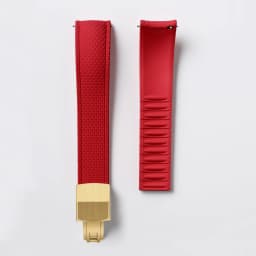 18mm 19mm 20mm 21mm 22mm 24mm CTS Fluoro Rubber Strap Men Women Universal FKM Curved Quick Release Watch Band for Cut To Size