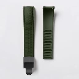 18mm 19mm 20mm 21mm 22mm 24mm CTS Fluoro Rubber Strap Men Women Universal FKM Curved Quick Release Watch Band for Cut To Size
