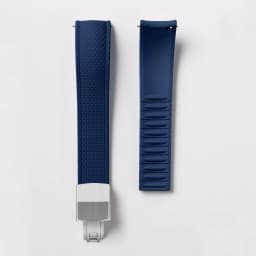 18mm 19mm 20mm 21mm 22mm 24mm CTS Fluoro Rubber Strap Men Women Universal FKM Curved Quick Release Watch Band for Cut To Size