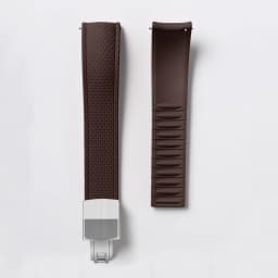 18mm 19mm 20mm 21mm 22mm 24mm CTS Fluoro Rubber Strap Men Women Universal FKM Curved Quick Release Watch Band for Cut To Size