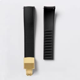 18mm 19mm 20mm 21mm 22mm 24mm CTS Fluoro Rubber Strap Men Women Universal FKM Curved Quick Release Watch Band for Cut To Size