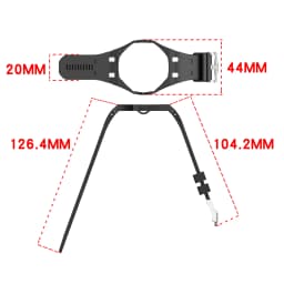 PC Case+Silicone Strap Pocket Watch Changer to Wristwatch Integrated Modification Kit Accessories for Royal Pop