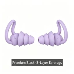 3 Layer Ear Plugs For Sleep Silicone Noise Cancelling Hearing Protection, Soft Reusable Ear Plugs for Sleep