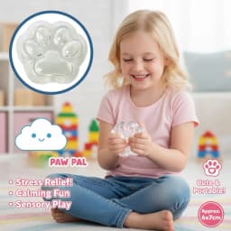 Cat Paw Hollow Ball Skin DIY Stress Relief Toy Slow Rebound Fidget Sensory Ball Toy Decompression Irregular Ball Cover