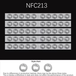 50pcs 215 NFC electronic tag mobile phone, NFC white card, Ntag round card, game card, quick command, music wall, touch sensing