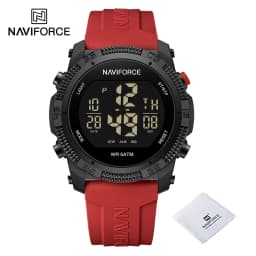 NAVIFORCE Fashion Men's Electronics Wrist Watch Sports Waterproof Luminous Watches Men's Silicone Strap Male Clock Reloj Hombre