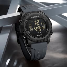 NAVIFORCE Fashion Men's Electronics Wrist Watch Sports Waterproof Luminous Watches Men's Silicone Strap Male Clock Reloj Hombre