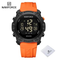 NAVIFORCE Fashion Men's Electronics Wrist Watch Sports Waterproof Luminous Watches Men's Silicone Strap Male Clock Reloj Hombre