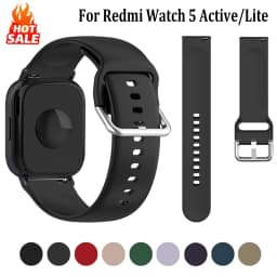 Skin-friendly Bands for Xiaomi Redmi watch 5 Active/Lite accessories replacement Silicone belt correa redmi watch 5 active strap