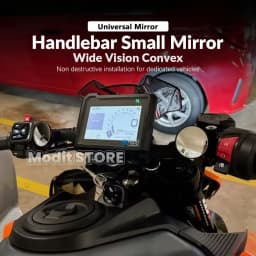 For 690 125 390 SMCR ENDURO 125 390 Enduro R 2025 KLX 230 250 300 Motorcycle Circular handle rearview Wide angle Small mirror